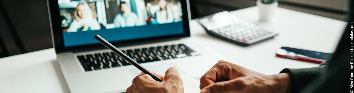 Foto Meeting am Laptop